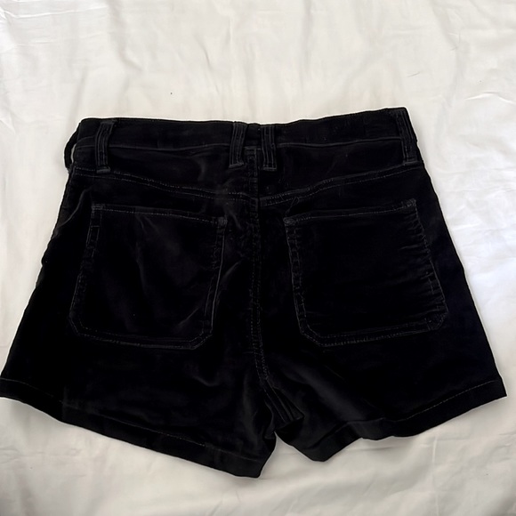 SOLD Black corduroy shorts - Picture 2 of 3